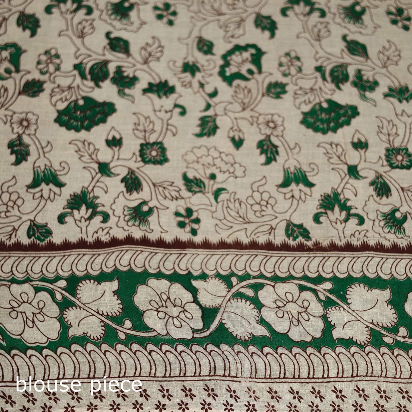 Cotton Saree in Kalamkari Print  22