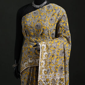 Cotton Saree in Kalamkari Print  23