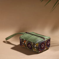 Multicolor - Handpainted Kalamkari Multipurpose Cosmetic/Toiletry Bag 07