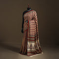 Pedana Hand Block Print Natural Dyed Cotton Kalamkari Saree 41