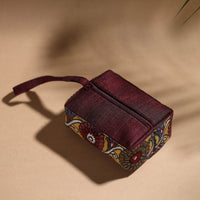 Yellow - Handpainted Kalamkari Multipurpose Cosmetic/Toiletry Bag 09