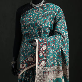 Cotton Saree in Kalamkari Print  24