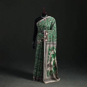 Cotton Saree in Kalamkari Print  25