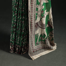 Cotton Saree in Kalamkari Print  25