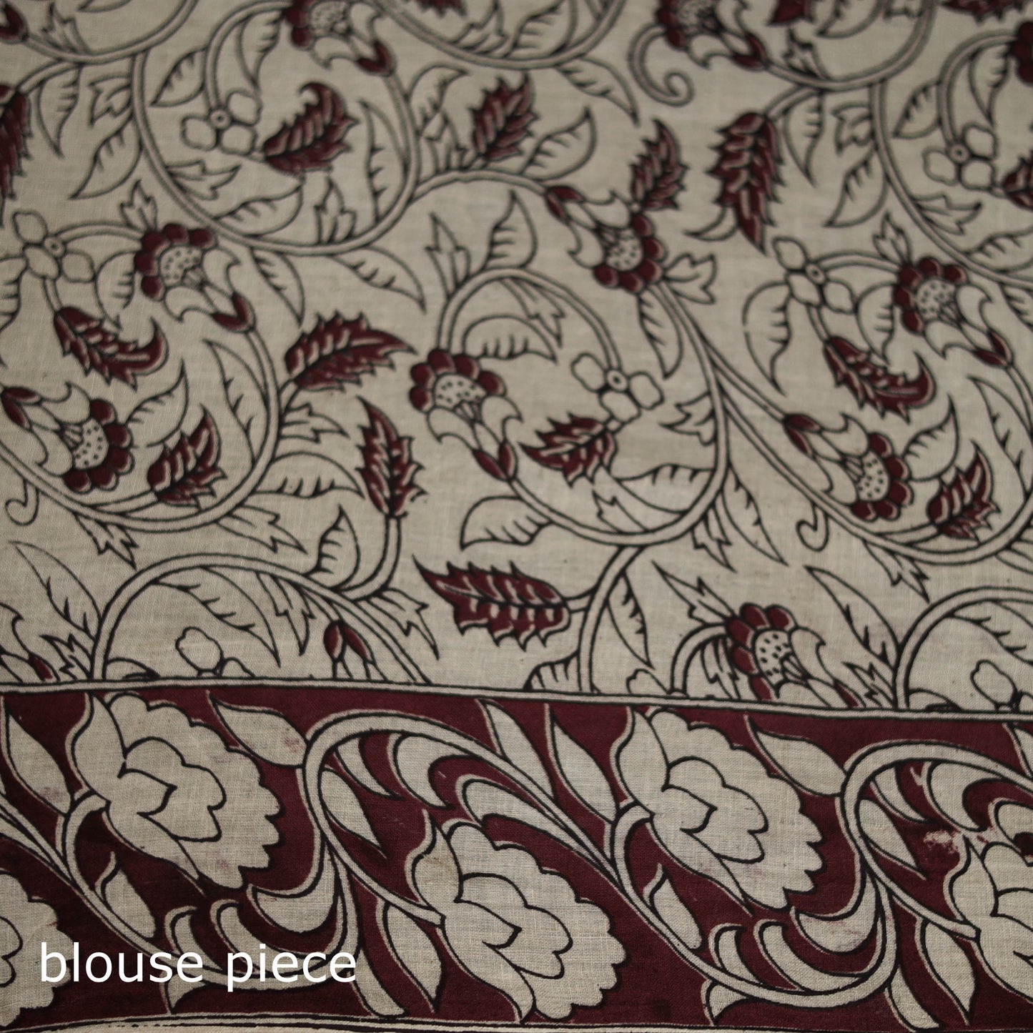 Cotton Saree in Kalamkari Print  25