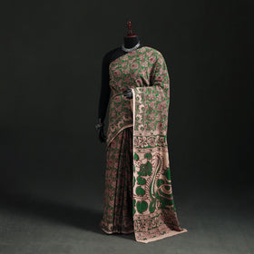 Cotton Saree in Kalamkari Print  26