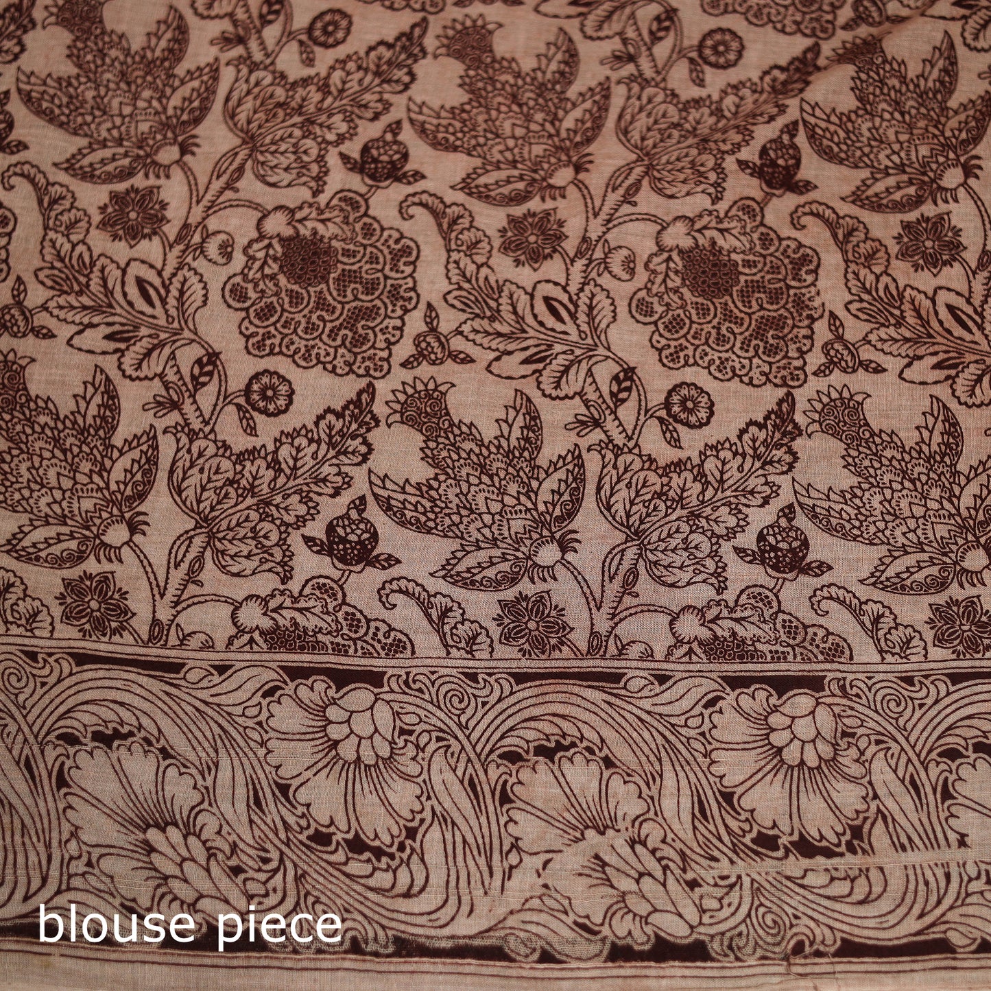 Cotton Saree in Kalamkari Print  26