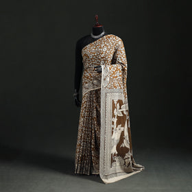 Cotton Saree in Kalamkari Print  27