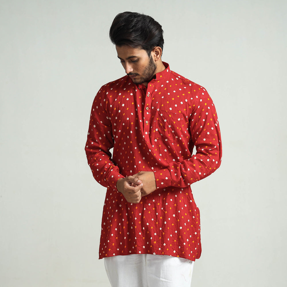 Bandhani Men Kurta