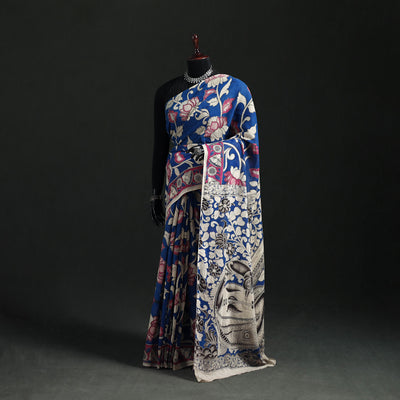 Cotton Saree in Kalamkari Print  28