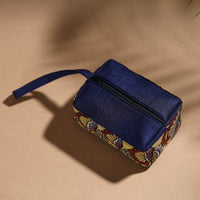 Yellow - Handpainted Kalamkari Multipurpose Cosmetic/Toiletry Bag 20