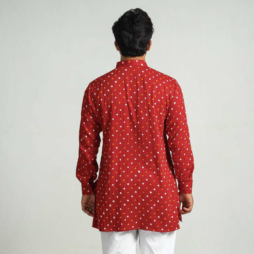 Bandhani Men Kurta