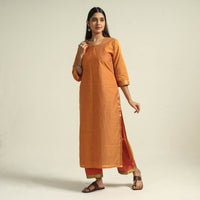 Mangalagiri Kurta with Palazzo & Dupatta Set
