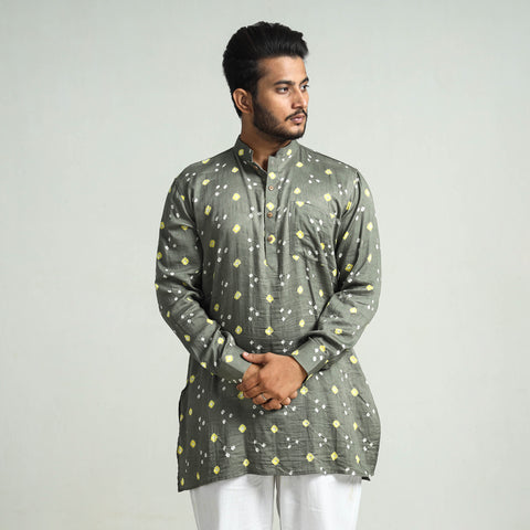 bandhani men kurta