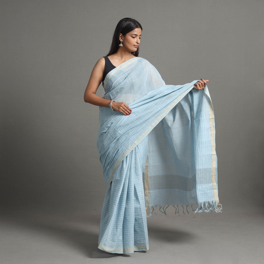 Narayanpet Mini Gradient Dobby Cotton Handloom Saree 114