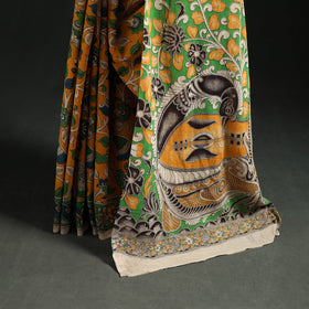 Cotton Saree in Kalamkari Print  29