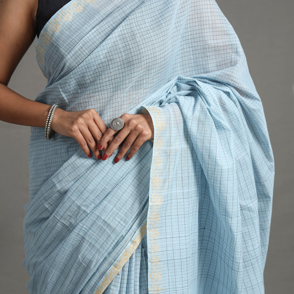 Narayanpet Mini Gradient Dobby Cotton Handloom Saree 114