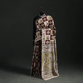 Cotton Saree in Kalamkari Print  30