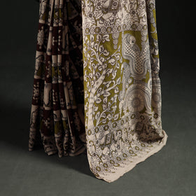 Cotton Saree in Kalamkari Print  30