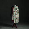 Phulkari Hand Embroidered Chanderi Silk Dupatta 13