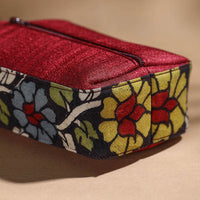 Black - Handpainted Kalamkari Multipurpose Cosmetic/Toiletry Bag 31