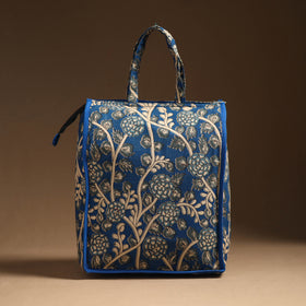 Blue Eco Friendly Handcrafted Cotton Shopping Bag