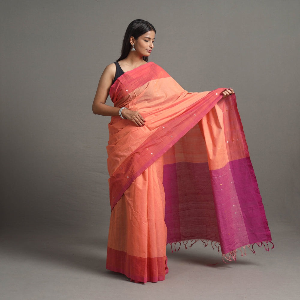 Suman Zari Buta Cotton Handloom Saree 117