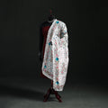 Phulkari Hand Embroidered Chanderi Silk Dupatta 16