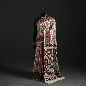Cotton Saree in Kalamkari Print  33