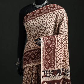 Cotton Saree in Kalamkari Print  33