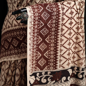 Cotton Saree in Kalamkari Print  33