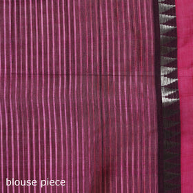 Green - Pure Handwoven Mangalagiri Silk Cotton Pattu Saree with Zari Border 01