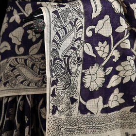 Kota Doria Cotton Saree in Kalamkari Print 35