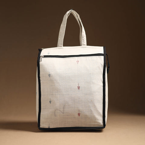 White Eco Friendly Handcrafted Cotton Shopping Bag