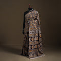 Pedana Hand Block Print Natural Dyed Cotton Kalamkari Saree 52