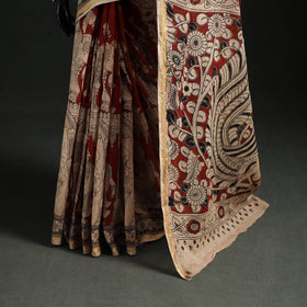 Kota Doria Cotton Saree in Kalamkari Print 36