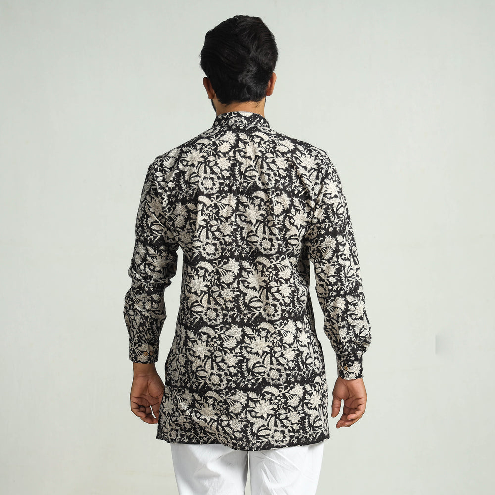 bagru print men kurta