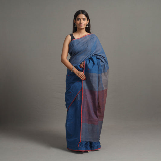 Half and Half Buta Cotton Handloom Saree 120