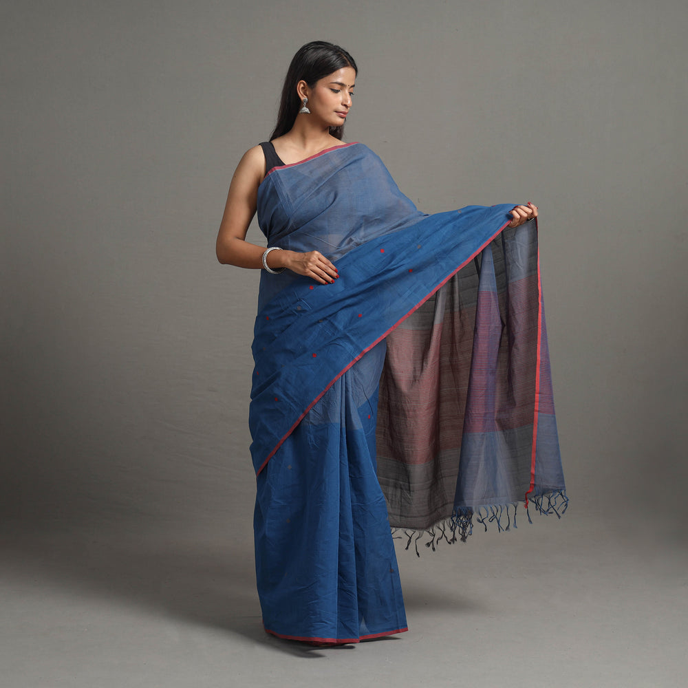 Half and Half Buta Cotton Handloom Saree 120