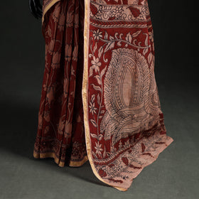Kota Doria Cotton Saree in Kalamkari Print 37