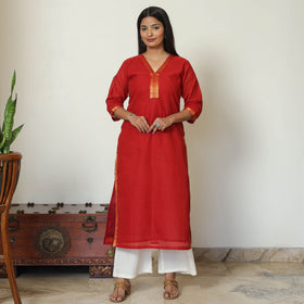 Mangalagiri Handloom Cotton Straight Kurta 09