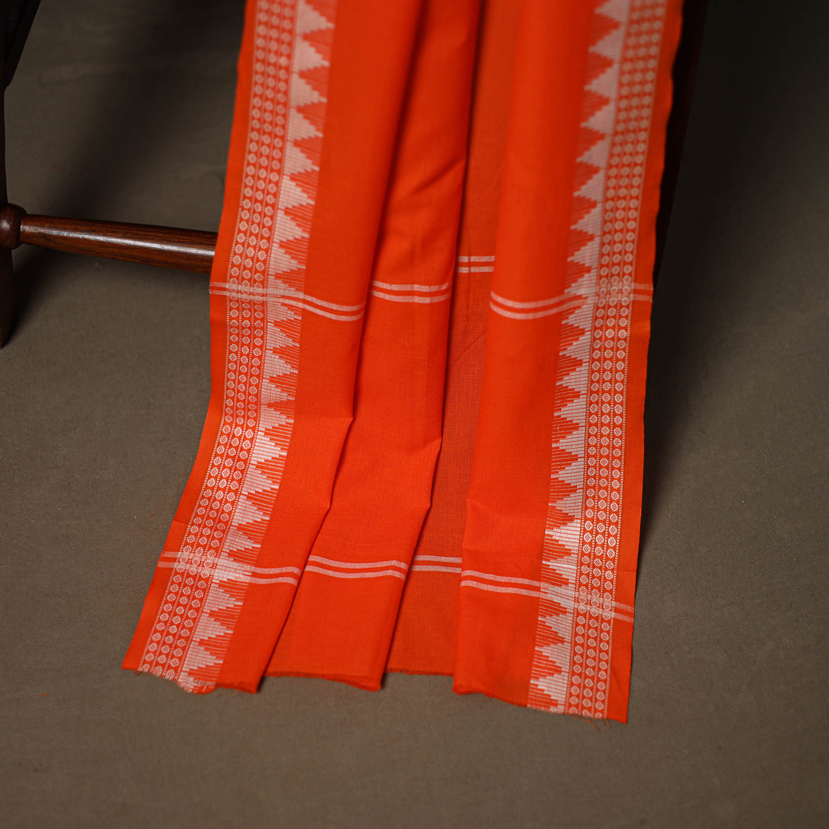 Sanganeri Block Print Cotton Unstitched Dress Material: Kurta, Bottom & Dupatta with Jewellery 19