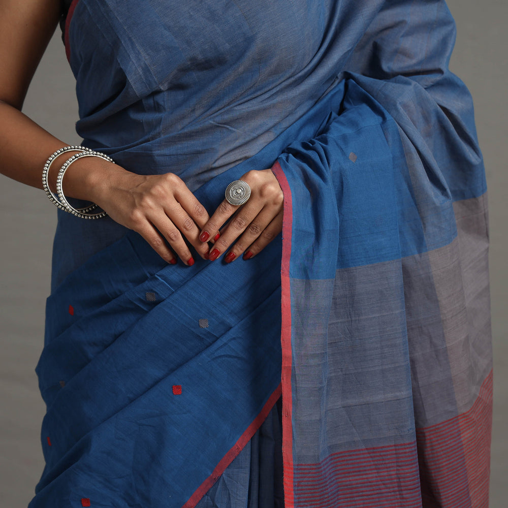 Half and Half Buta Cotton Handloom Saree 120