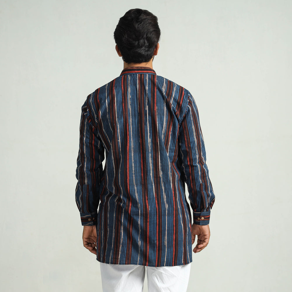 bagru printed men kurta