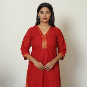 Mangalagiri Handloom Cotton Straight Kurta 09