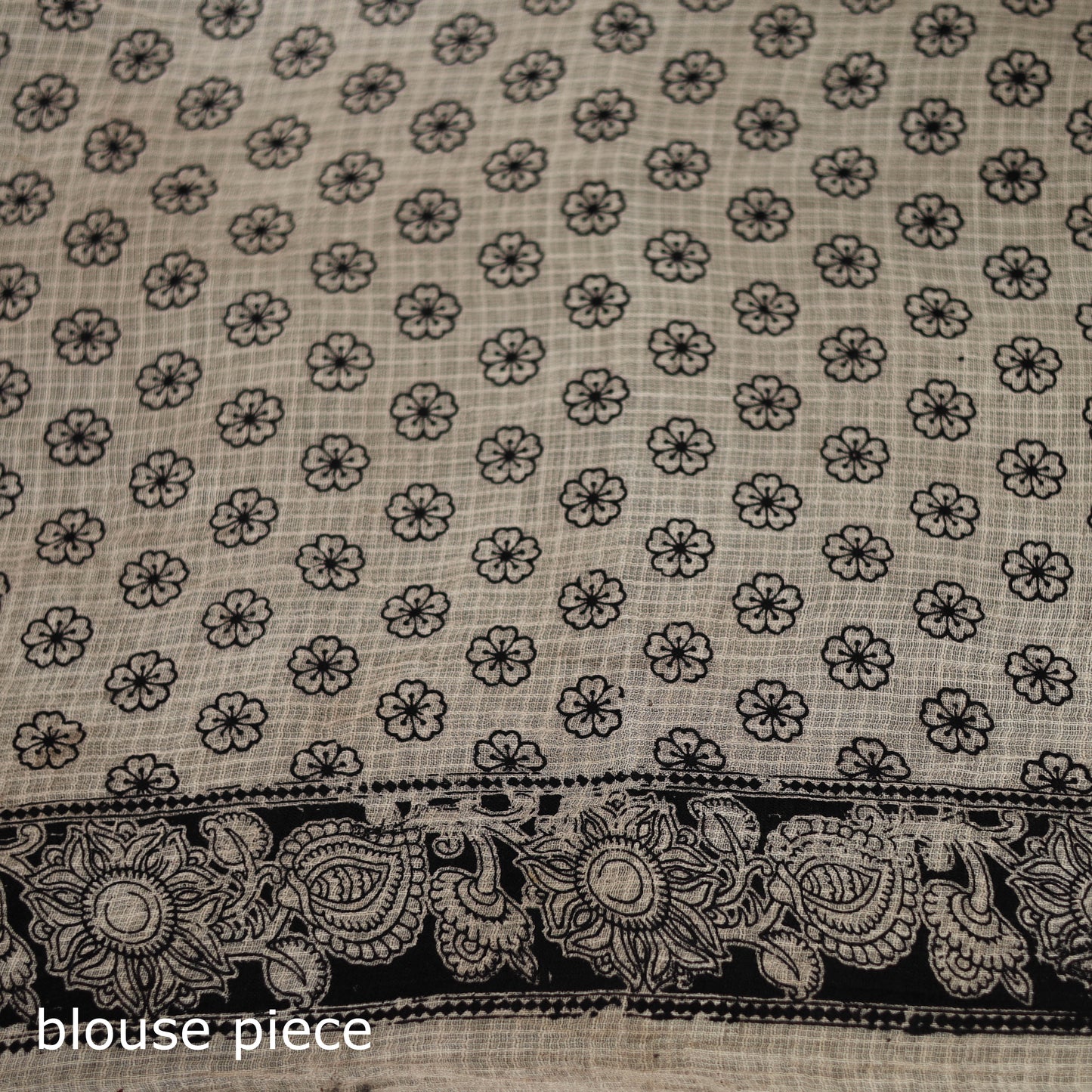 Kota Doria Cotton Saree in Kalamkari Print 38