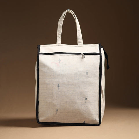 White Eco Friendly Handcrafted Cotton Shopping Bag