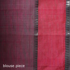 Green - Pure Handwoven Mangalagiri Silk Cotton Pattu Saree with Zari Border 05