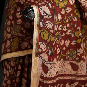 Kota Doria Cotton Saree in Kalamkari Print 39