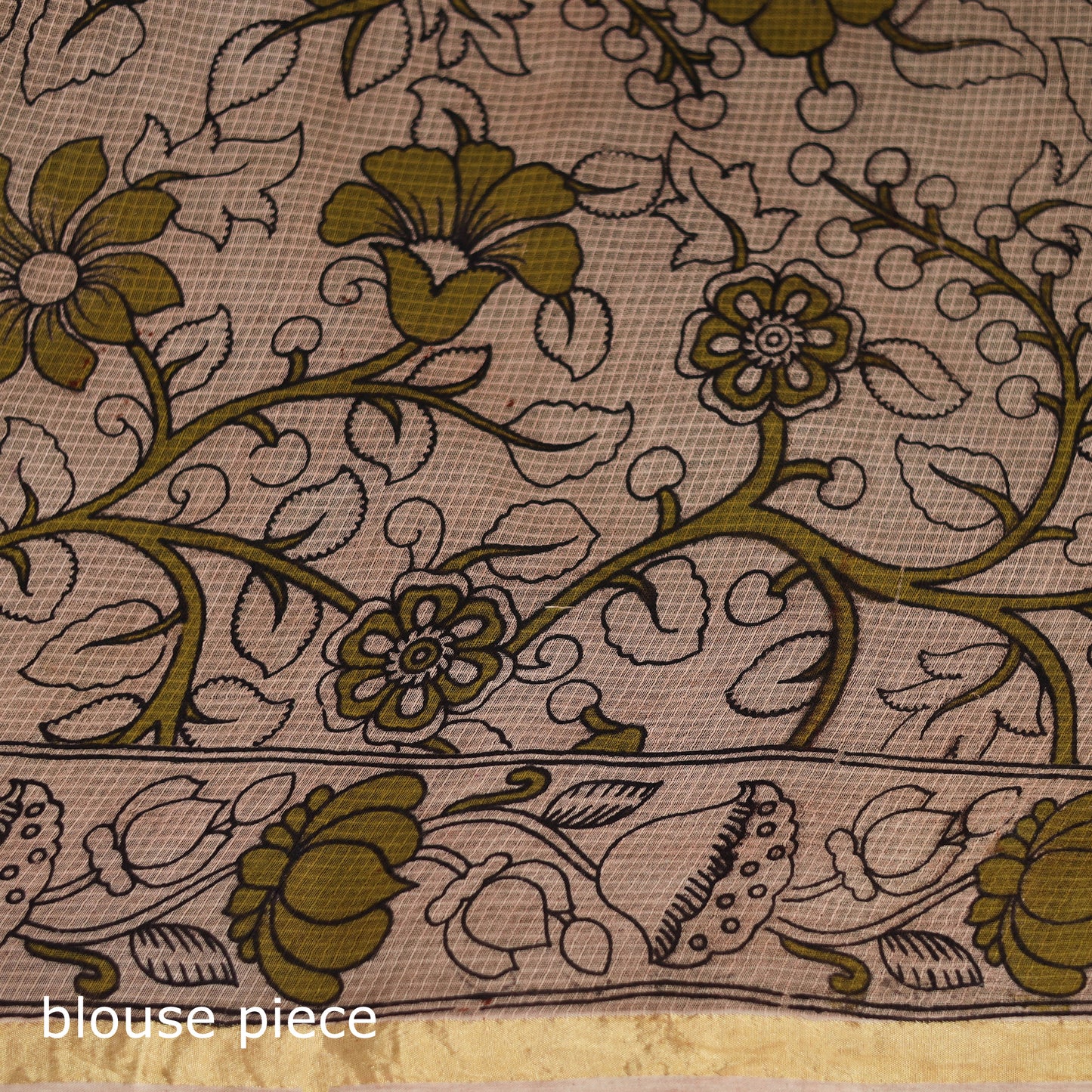 Kota Doria Cotton Saree in Kalamkari Print 39
